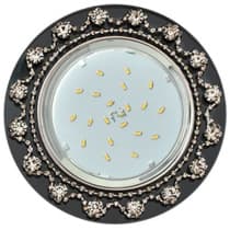 Встраиваемый светильник Ecola H4 5360 GX53 Чёрный FB53RNECB