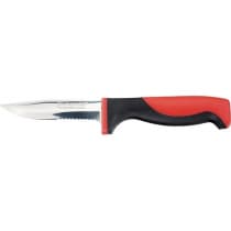 Нож рыбака FISHERMANS DREAM small, 100 мм, двухкомпонентная рукоятка, пластиковые ножны Matrix Kitchen 79117