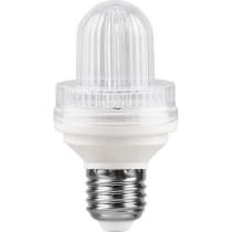 Лампа светодиодная FERON LB-377, строб (призма), 2W 230V E27 6400К 25929