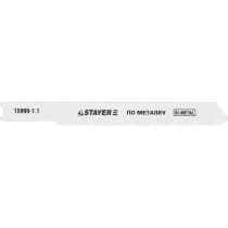 Полотна STAYER ″PROFI″, U118GF, для эл/лобзика, Bi-MetalI, по металлу (0,5-1,5мм), US-хвост., шаг 1,1мм, 50мм, 2шт 15999-1.1_z01