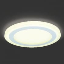 Встраиваемый светильник Gauss Backlight BL118 белый 12+4W Led 3000K