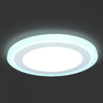 Встраиваемый светильник Gauss Backlight BL119 белый 12+4W Led 4000K