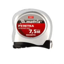 Рулетка Magnetic, 7,5 м х 25 мм, магнитный зацеп Matrix 31012