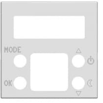Накладка электронного термостата 8140.5, 2 мод ABB NIE Zenit Белый 2CLA224050N1101