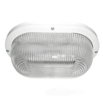 Ecola Light GX53 LED ДПП 03-9-002 светильник Овал накладной 2*GX53 прозр стекло IP65 белый 280х175х105 TL53T2ECR