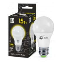 Лампа светодиодная LED-A60-black 15Вт 230В Е27 3000К 1350Лм ASD 4690612034416