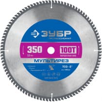 ЗУБР Мультирез 350 x 50мм 100Т, диск пильный по алюминию 36907-350-50-100_z01