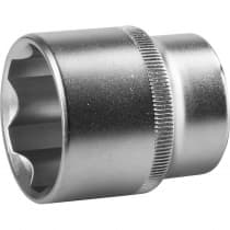 Торцовая головка ЗУБР 1/2", 32 мм, Cr-V сталь, хромированная 27725-32_z02
