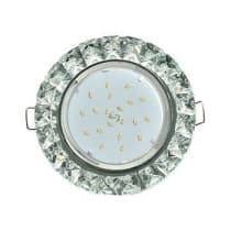 Встраиваемый светильник Ecola GX53 H4 5363 Glass хром/зеркальный FK53RGECB