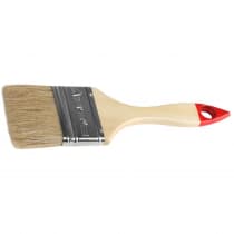 Кисть плоская STAYER 63 мм, 2,5", светлая натуральная щетина, деревянная ручка 0101-063