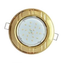 Встраиваемый светильник Ecola GX53 H4 9011 золото FG51H4ECB