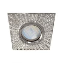 Встраиваемый светильник Ecola MR16 DL1659 GU5.3 Glass хром/прозрачный FW16SGECB