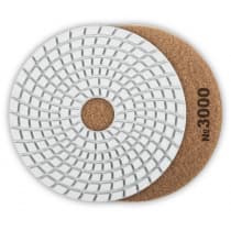 ЗУБР 100мм №3000 алмазный гибкий шлифовальный круг (Черепашка) для мокрого шлифования 29866-3000