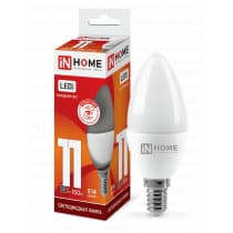 Лампа светодиодная LED-СВЕЧА-VC 11Вт 230В Е14 6500К 820Лм IN HOME 4690612024844
