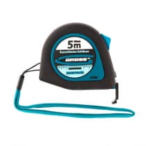 Рулетка Ergonomisch, 5 м x 25 мм, магнитный обрезиненный зацеп Gross 31103