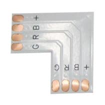 Ecola LED strip connector гибкая соед. плата L для зажимного разъема 4-х конт. 10 mm SC41FLESB