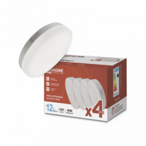 Лампа светодиодная IN HOME LED-GX53-VC 4PACK 12Вт 230В 6500К 1140Лм (4шт./упак.) 4690612052977
