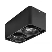 Накладной светильник Lightstar Monocco Led 20W 4000K черный 052127