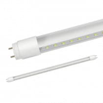 Лампа светодиодная LED-T8R-П-PRO 10Вт 230В G13R 6500К 800Лм 600мм прозрачная поворотная IN HOME 4690612030944