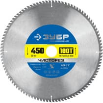ЗУБР Чисторез 450 x 50мм 100Т, диск пильный по дереву 36905-450-50-100_z01