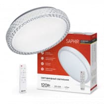 Светильник светодиодный IN HOME COMFORT SAPHIR 120Вт 230В 3000-6500K 9600Лм 490x115мм с пультом ДУ 4690612041926