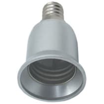 Переходник Ecola base  с цоколя E14 на E27 Серебряный A4T17SEAY