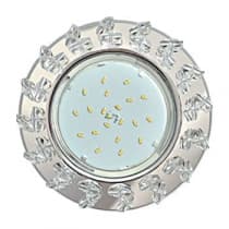 Встраиваемый светильник Ecola GX53 H4 5361 Glass хром/зеркальный FE53RNECB