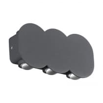 Ландшафтный настенный светильник IP54 LED 4000K 6W 85-265V CALLE 358560 STREET NT21 000 темно-серый   NOVOTECH CALLE 358560