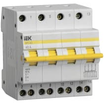 Выключатель-разъединитель IEK трехпозиционный ВРТ-63 4P 40А MPR10-4-040