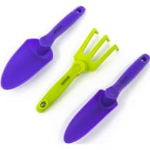 Набор садового инструмента, пластиковый, гелевые рукоятки, 3 предмета, Nylon Soft, Palisad 63021