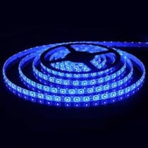 Ecola LED strip STD 14.4W/m 12V IP20 10mm 60Led/m Blue синяя светодиодная лента на катушке 5м. S2LB14ESB