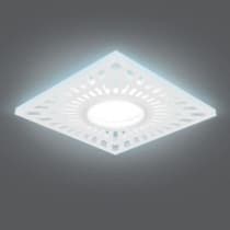 Встраиваемый светильник Gauss Backlight BL128 белый GU5.3 3W Led 4000K