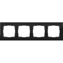 Рамка на 4 поста Werkel Aluminium WL11-Frame-04  черный алюминий 4690389110474