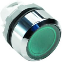 ABB Кнопка MP1-21G зеленая (только корпус) с подсветкой без фиксации 1SFA611100R2102