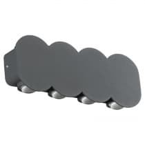 Ландшафтный настенный светильник IP54 LED 4000K 8W 85-265V CALLE 358561 STREET NT21 000 темно-серый   NOVOTECH CALLE 358561