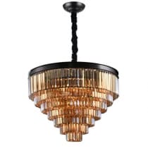 Подвесная люстра Newport 31100 31118/S black+gold