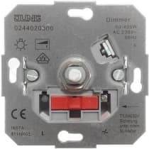 Механизм светорегулятора (диммера) Jung 20-200 Вт/ВА, для LED 3-40 Вт 5544.03VEINS