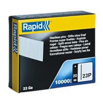 Гвозди супертвердые RAPID тип 23P, 20 мм, 10000 шт, закаленные, 5001359
