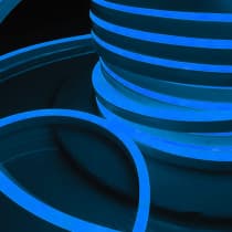 Гибкий неон 9.6W 120Led 2835 IP67 односторонний синий, 100 м Elektrostandard LS001 220V