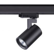 Светильник трёхфазный трековый IP20 GU10 50W 220V GUSTO 370649 PORT NT19 049 черный