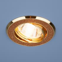 Встраиваемый светильник Elektrostandard 611A золото блеск/золото