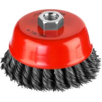Щетка-крацовка чашечная для УШМ MIRAX d 100 мм 35104-100-2