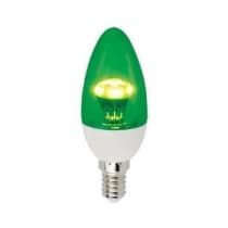 Лампа светодиодная Ecola Candle LED Color Crystal 3W E14 Green C4CG30ELC