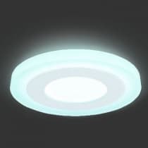 Встраиваемый светильник Gauss Backlight BL115 белый 3+3W Led 4000K