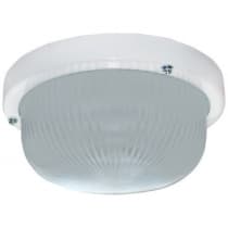 Ecola Light GX53 LED ДПП (DPP) 03-7-101 светильник Круг накладной IP65 1*GX53 матовое стекло белый 185х185х85 TR53L1ECR
