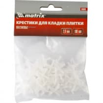 Крестики, 2,0 мм, для кладки плитки, 100 шт Matrix 88086