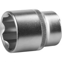 Торцовая головка ЗУБР 1/2", 27 мм, Cr-V сталь, хромированная 27725-27_z02