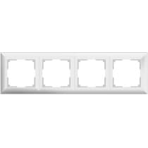 Рамка на 4 поста Werkel Fiore WL14-Frame-04 белый 4690389109157