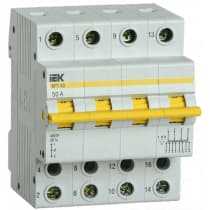 Выключатель-разъединитель IEK трехпозиционный ВРТ-63 4P 50А MPR10-4-050