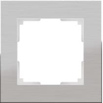 Рамка на 1 пост Werkel Aluminium WL11-Frame-01 алюминий 4690389073625